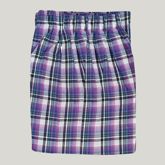 Women'S Cotton Ckeckered Pajama Pants With Drawstring Pajama Bottoms Casual Pants