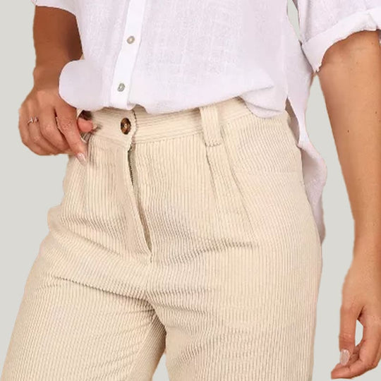 V-Neck Casual Linen T-Shirt, Half-Sleeved T-Shirt With Slits On Both Sides