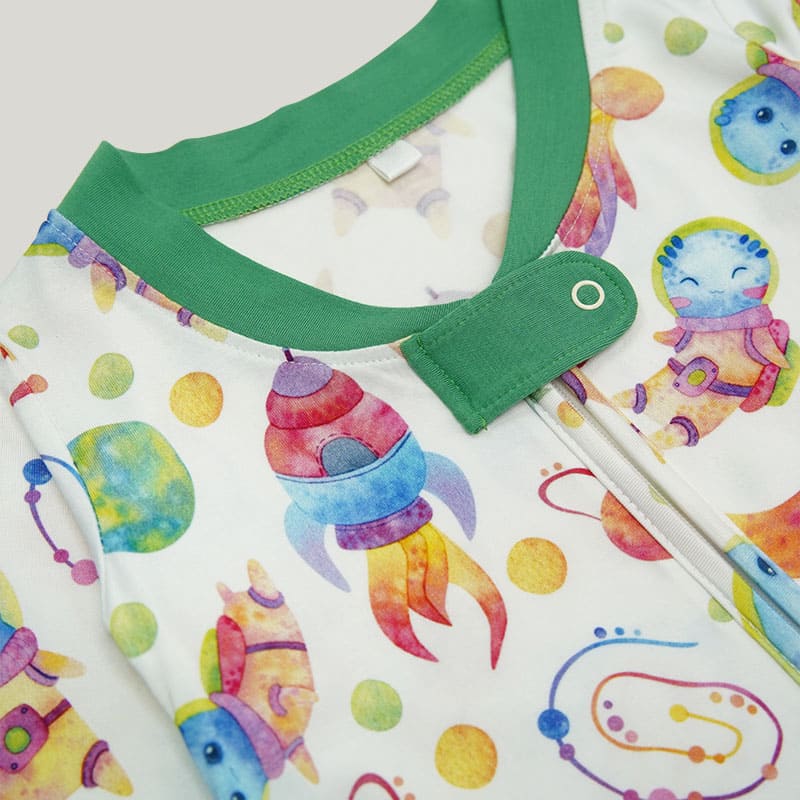Newborn Knitted Long-Sleeved And Long-Pants Jumpsuits, Customized Baby Sleepsuits Footed With Zipper-2316340033