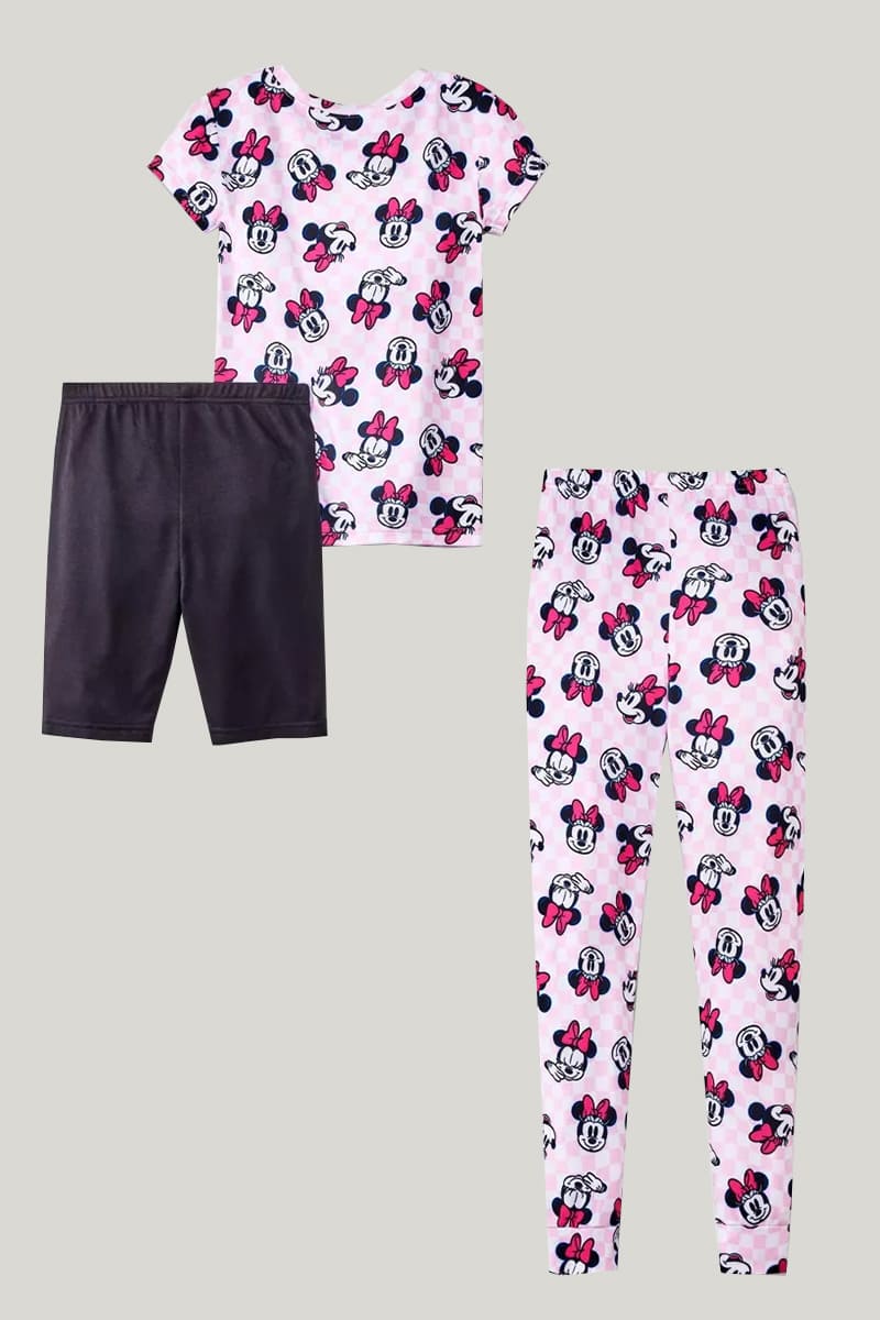 Soft Breathable Bamboo Fiber Two-Piece Toddler Pajamas Mickey Mouse Pattern
