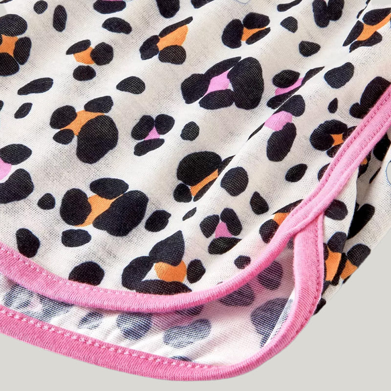Soft Breathable Bamboo Fiber Two-Piece Toddler Pajamas Spotted Pattern