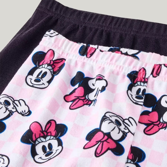 Soft Breathable Bamboo Fiber Two-Piece Toddler Pajamas Mickey Mouse Pattern