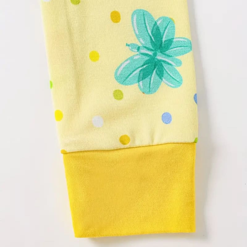 Soft Breathable Bamboo Fiber Two-Piece Toddler Pajamas Animal Pattern