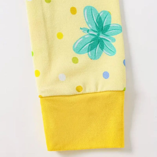 Soft Breathable Bamboo Fiber Two-Piece Toddler Pajamas Animal Pattern