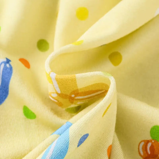 Soft Breathable Bamboo Fiber Two-Piece Toddler Pajamas Animal Pattern