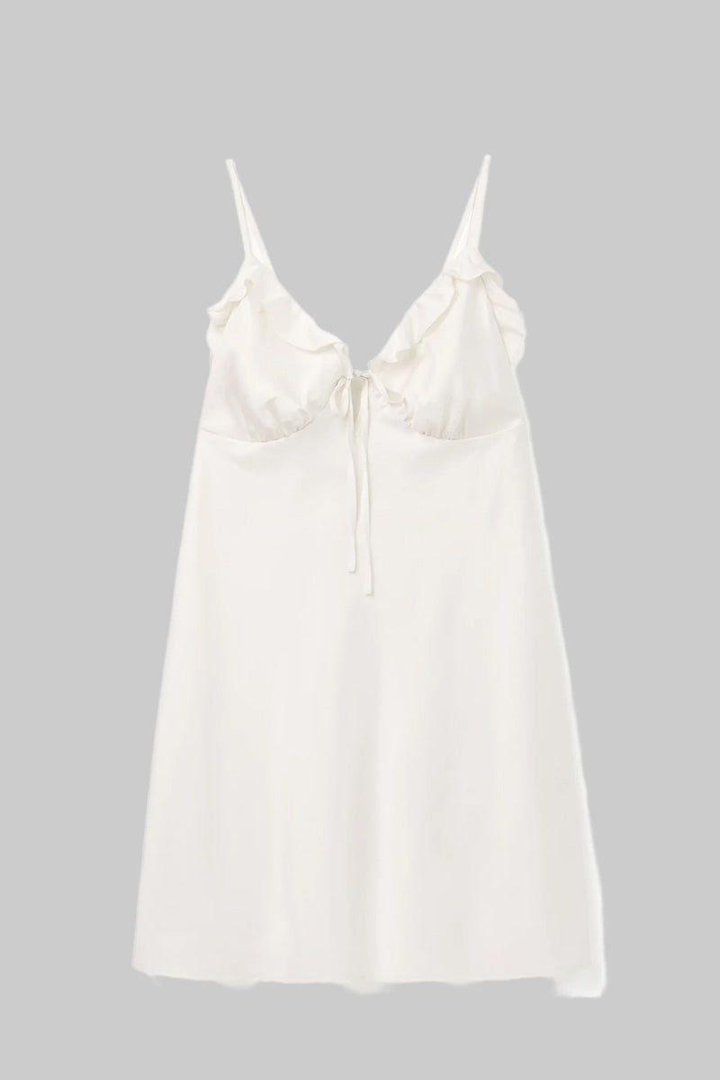 Women'S Satin Nightgown With Lace Trim Factory