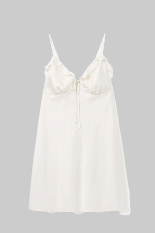 Women'S Satin Nightgown With Lace Trim Factory